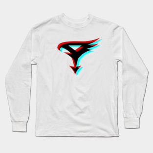 Gatchaman Battle of the Planets - Retro 3D style Long Sleeve T-Shirt